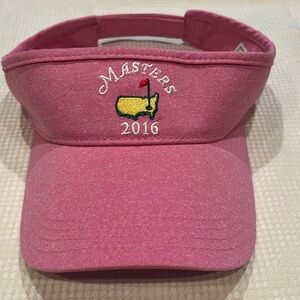 Masters 2016 American Needle pink visor polyester and spandex